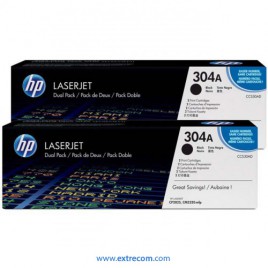 HP 304A negro pack 2 unidades
