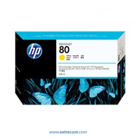 HP 80 amarillo original (350 ml)