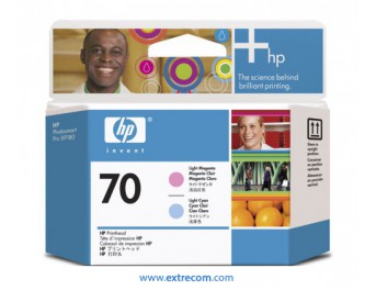 HP 70 cabezal magenta claro / cian claro original