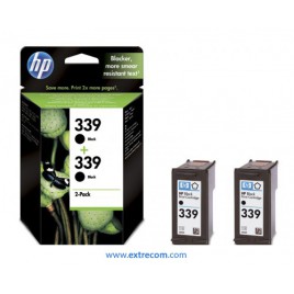 HP 339 pack 2 unidades negro original