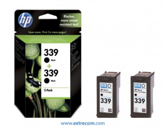HP 339 pack 2 unidades negro original