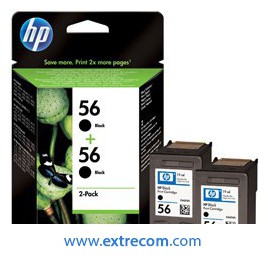 HP 56 pack 2 unidades negro original