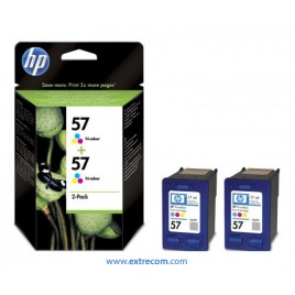 HP 57 pack 2 unidades color original