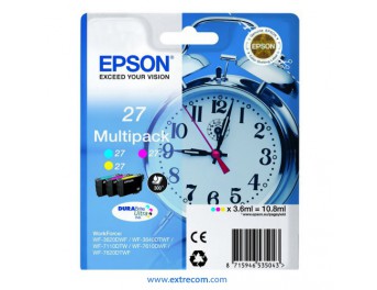 Epson 27 pack 3 colores original