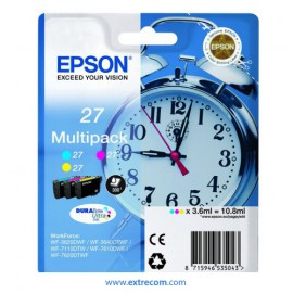 Epson 27 pack 3 colores original