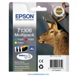 Epson T1306 XL pack 3 colores original