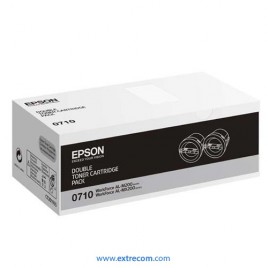Epson 0710 negro original pack 2 unidades