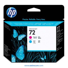 HP 72 cabezal magenta / cian original