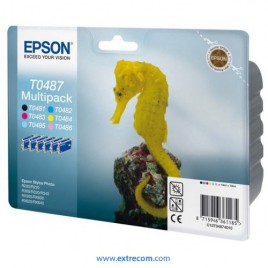 Epson T0487 pack 6 colores original