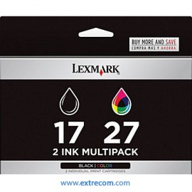 Lexmark 17 + 27 pack original