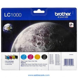 Brother LC1000VALBP pack 4 colores original