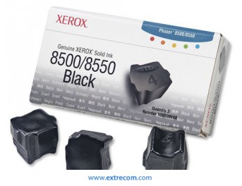 Xerox 8500/8550 negro solido original - pack 3