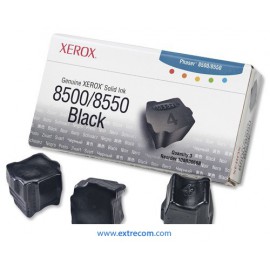 Xerox 8500/8550 negro solido original - pack 3