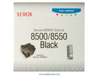 Xerox 8500/8550 negro solido original - pack 6