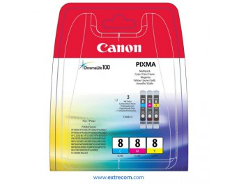 Canon CLI-8 pack 3 colores