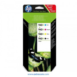 HP 940 XL pack 4 colores