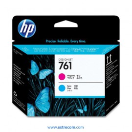 HP 761 cabezal magenta / cian original