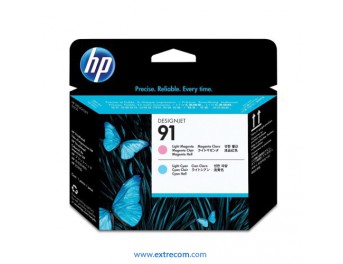 HP 91 cabezal magenta claro / cian claro original