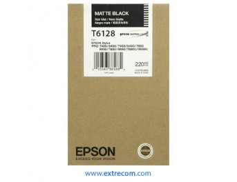 Epson T6128 negro mate original