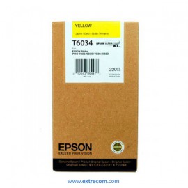 Epson T6034 amarillo original