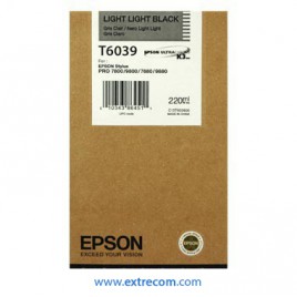 Epson T6039 negro claro claro original