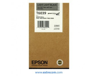 Epson T6039 negro claro claro original