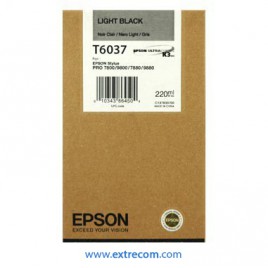 Epson T6037 negro claro original