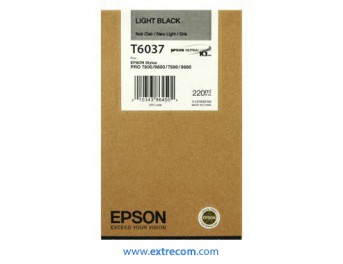 Epson T6037 negro claro original