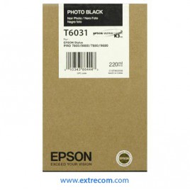 Epson T6031 negro foto original
