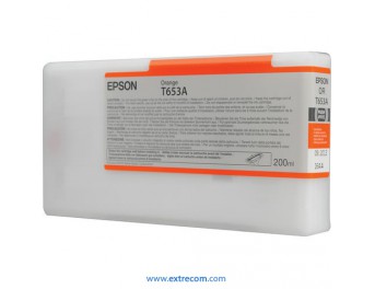 Epson T653A naranja original