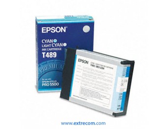 Epson T489 cian claro original