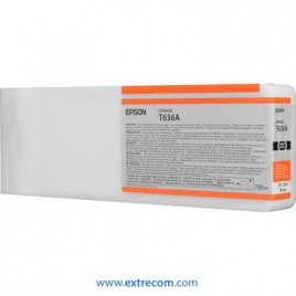 Epson T636a naranja original