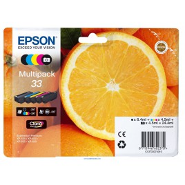 Epson 33 pack 5 colores original