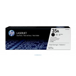 Hp 35A Negro pack de dos original