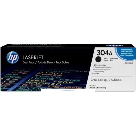 HP 304A pack 2 negro original