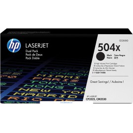 HP 504X pack 2 negro original