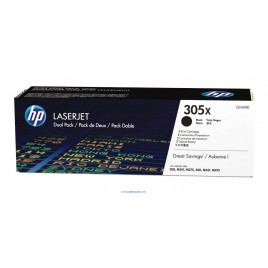 Hp 305X Negro pack de dos original