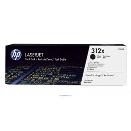 HP 312X pack 2 negro original