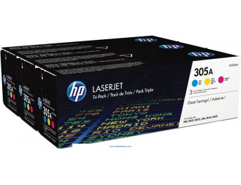 HP 305A pack 3 colores original