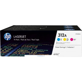 Hp 312A pack de tres colores