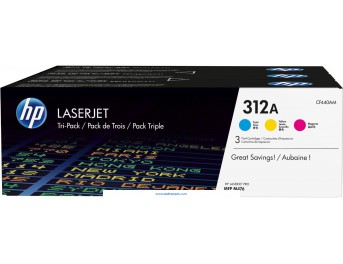 HP 312A pack 3 colores original