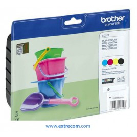 Brother LC221VALBP pack 4 colores original