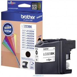 Brother LC223BK Negro