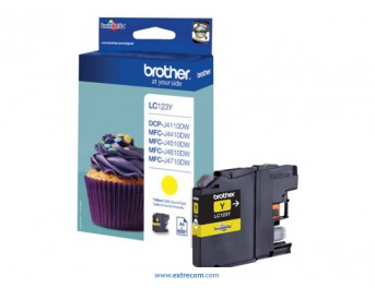 Brother LC123Y amarillo original