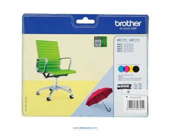 Brother LC229XLVAL pack 4 colores original