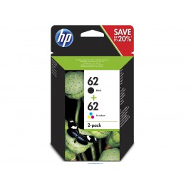 hp 62 pack negro/color