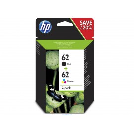 hp 62 pack negro/color