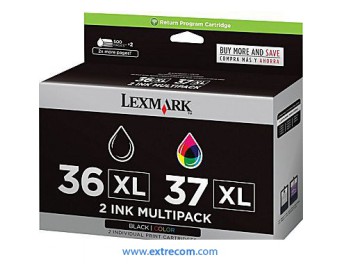 Lexmark 36 XL + 37 Xl pack original