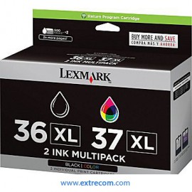Lexmark 36 XL + 37 Xl pack original