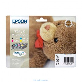 Epson T0615 pack 4 colores original